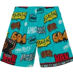 Slap Sticker Swingman Vancouver Grizzlies 1998-99 Shorts