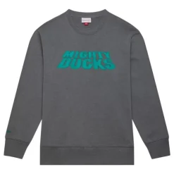 Snow Washed Fleece Crew Anaheim Ducks