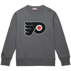 Snow Washed Fleece Crew Current Logo Philadelphia Flyers
