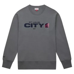 Snow Washed Fleece Crew Current Logo St. Louis City Sc