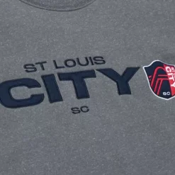 Snow Washed Fleece Crew Current Logo St. Louis City Sc