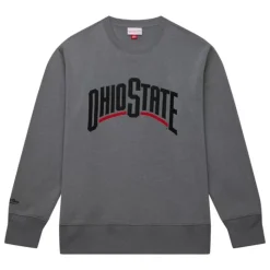Snow Washed Fleece Crew Current Logo Ohio State