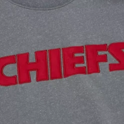 Snow Washed Fleece Crew Kansas City Chiefs