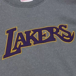 Snow Washed Fleece Crew Los Angeles Lakers