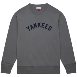 Snow Washed Fleece Crew New York Yankees