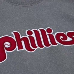 Snow Washed Fleece Crew Philadelphia Phillies