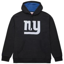 Snow Washed Fleece Hoodie Vintage Logo New York Giants