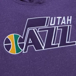 Snow Washed Fleece Hoodie Utah Jazz