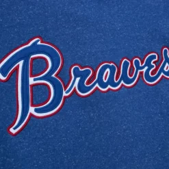 Snow Washed Fleece Hoodie Atlanta Braves