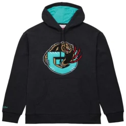 Snow Washed Fleece Hoodie Vintage Logo Vancouver Grizzlies
