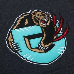 Snow Washed Fleece Hoodie Vintage Logo Vancouver Grizzlies