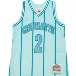 Space Knit Swingman Larry Johnson Charlotte Hornets 1992-93 Jersey