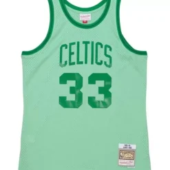 Space Knit Swingman Larry Bird Boston Celtics 1985-86 Jersey