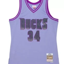 Space Knit Swingman Ray Allen Milwaukee Bucks 2000-01 Jersey