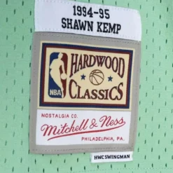 Space Knit Swingman Shawn Kemp Seattle Supersonics 1994-95 Jersey