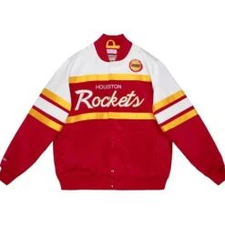 Special Script Heavyweight Satin Jacket Houston Rockets