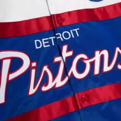 Special Script Heavyweight Satin Jacket Detroit Pistons