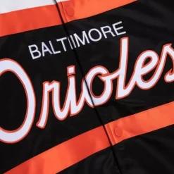 Special Script Heavyweight Satin Jacket Baltimore Orioles