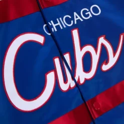 Special Script Heavyweight Satin Jacket Chicago Cubs