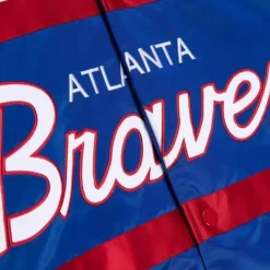 Special Script Heavyweight Satin Jacket Atlanta Braves
