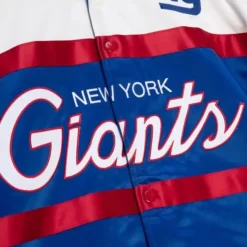 Special Script Heavyweight Satin Jacket New York Giants