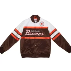 Special Script Heavyweight Satin Jacket Cleveland Browns
