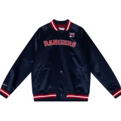 Special Script Light Weight Satin Jacket New York Rangers