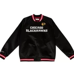 Special Script Light Weight Satin Jacket Chicago Blackhawks