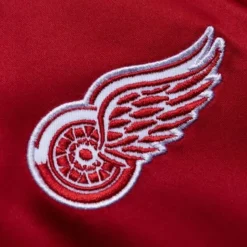 Special Script Light Weight Satin Jacket Detroit Red Wings