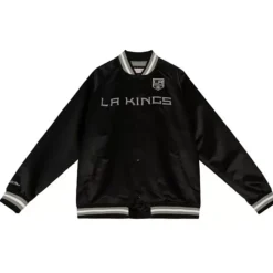 Special Script Light Weight Satin Jacket Los Angeles Kings