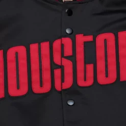 Special Script Lightweight Satin Jacket Houston Rockets