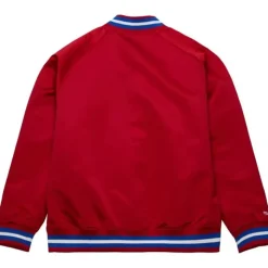 Special Script Lightweight Satin Jacket Philadelphia 76Ers