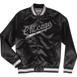 Special Script Lightweight Satin Jacket Chicago White Sox