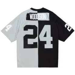 Split Legacy Charles Woodson Oakland Raiders 1998 Jersey