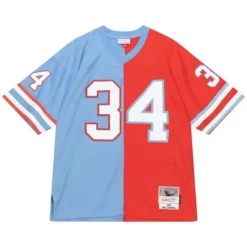 Split Legacy Earl Campbell Houston Oilers 1980 Jersey