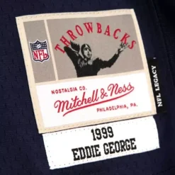 Split Legacy Eddie George Tennessee Titans 1999 Jersey