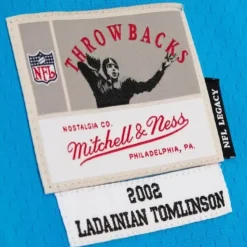 Split Legacy Ladainian Tomlinson San Diego Chargers 2002 Jersey