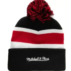 Stripe Pom Knit Chicago Blackhawks
