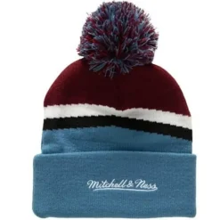 Stripe Pom Knit Colorado Avalanche
