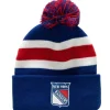 Stripe Pom Knit New York Rangers
