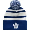 Stripe Pom Knit Toronto Maple Leafs
