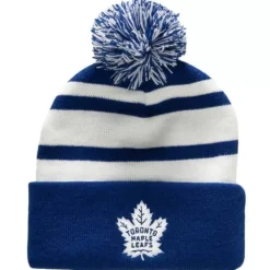 Stripe Pom Knit Toronto Maple Leafs