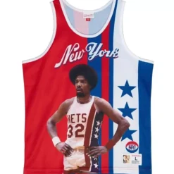 Sublimated Player Tank New York Nets Julius Erving