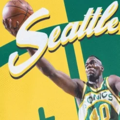 Sublimated Player Tank Seattle Supersonics Shawn Kemp
