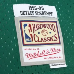 Swingman Detlef Schrempf Seattle Supersonics Dark 1995-96 Jersey