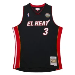 Swingman Dwyane Wade Miami Heat Dark El Heat 2008 Jersey