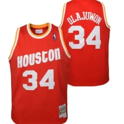 Swingman Hakeem Olajuwon Houston Rockets Road 1993-94 Jersey