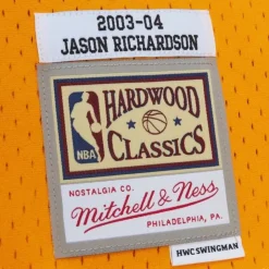 Swingman Jason Richardson Golden State Warriors Hwc 2003-04 Jersey
