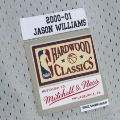 Swingman Jason Williams Sacramento Kings 2000-01 Jersey