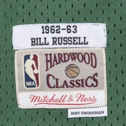 Swingman Jersey Boston Celtics Road 1962-63 Bill Russell